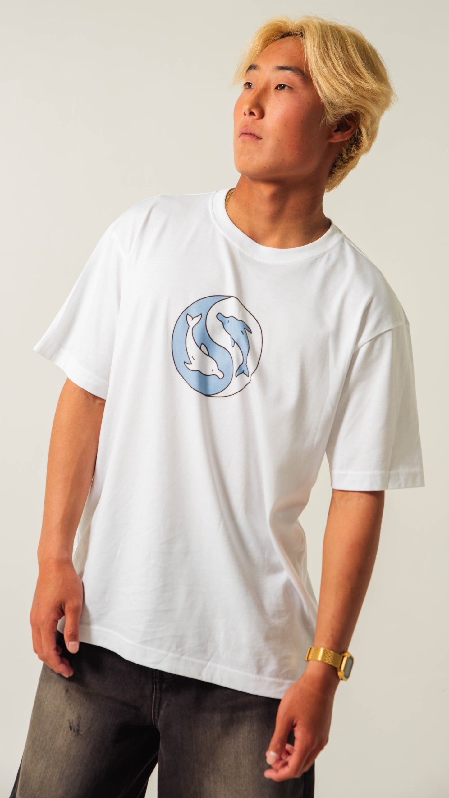 Dolphin Yin Yang Tee