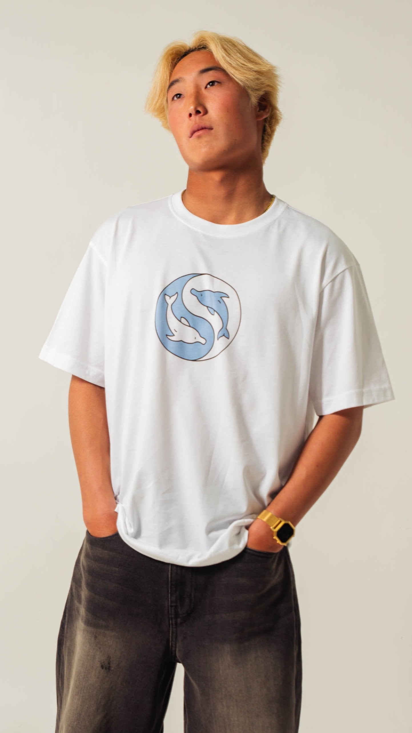 Dolphin Yin Yang Tee